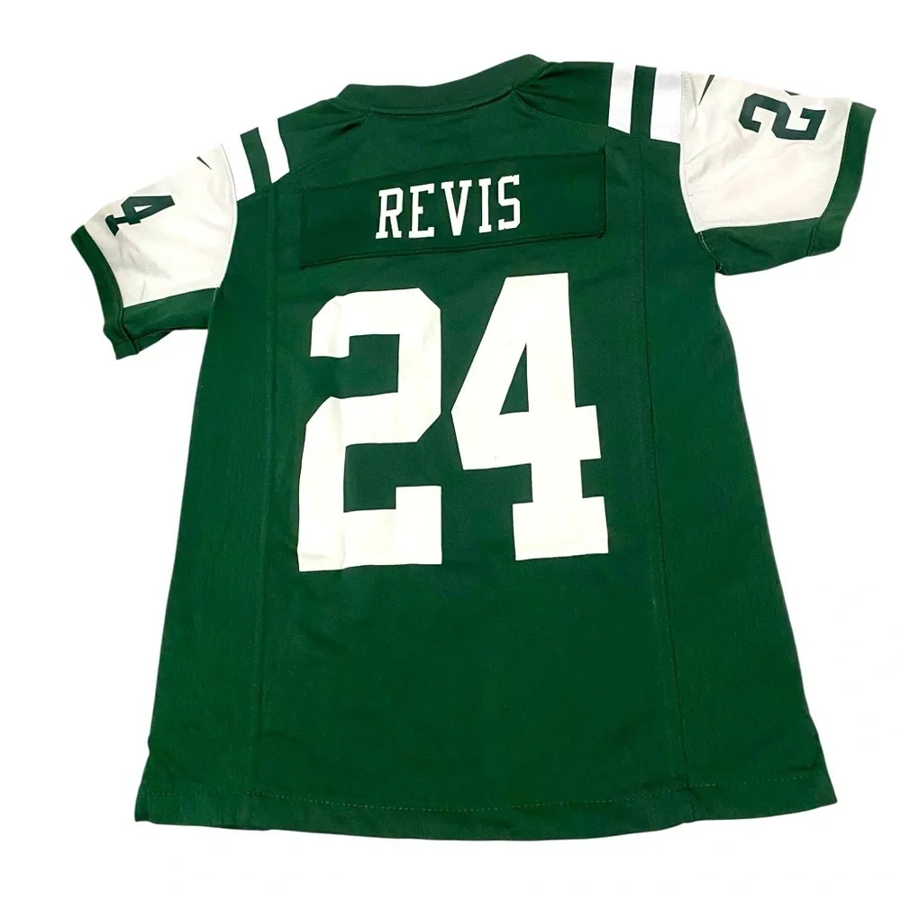 NFL Nike New York JETS Football Jersey RIVIS # 24  Boys 8 Small Size NWOT Sport